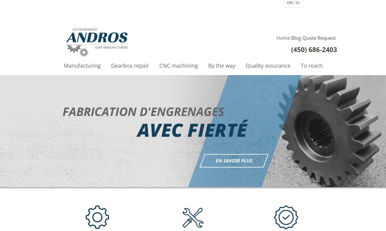 Andros Gear Manufacturers