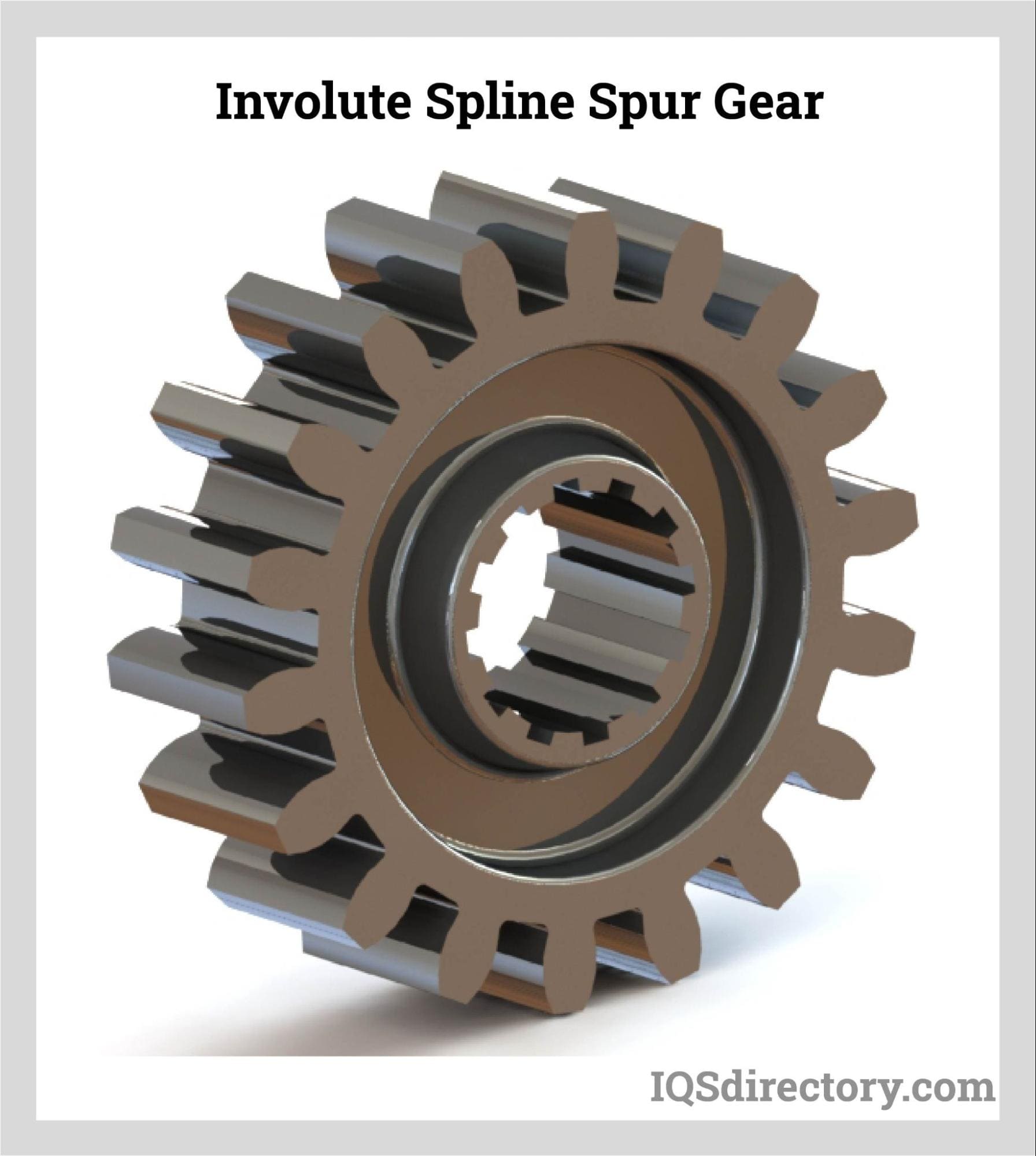 Involute Spline Spur Gear