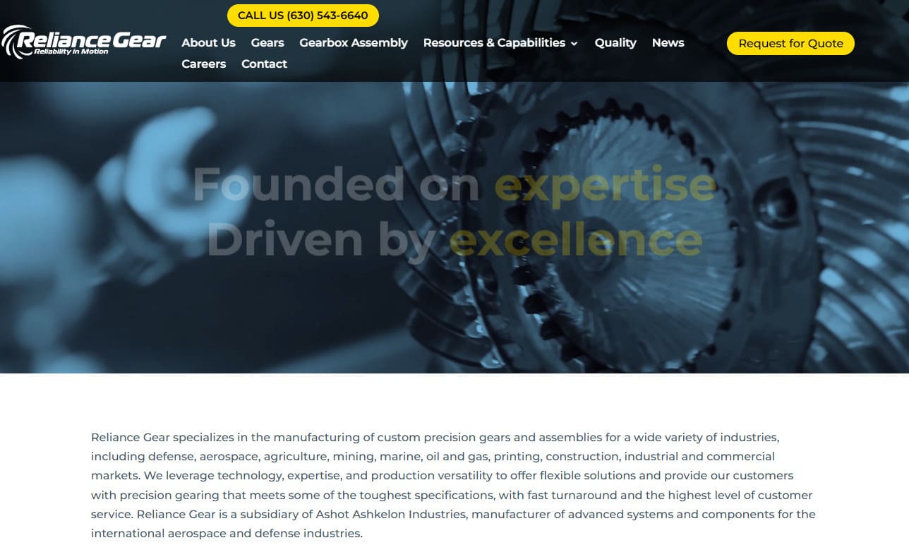 Reliance Gear Corporation Reliance Gear Corporation