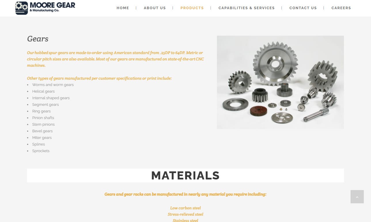 Moore Gear & Manufacturing Co., Inc. Moore Gear & Manufacturing Co., Inc.